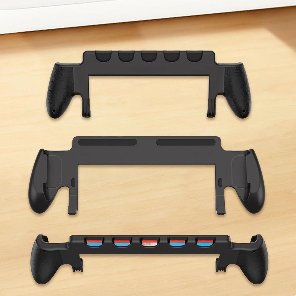 For Switch 2 Grip with Stand Comfortable & Ergonomic Grip Holder 5 Game Slots Protective Case Anti Slip Grip Holder