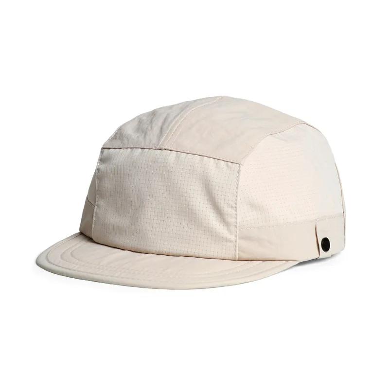 Japanese Color Matching Short Brim Baseball Caps Men Women Summer Lightweight Sun Hat Outdoor Sports 5 Panel Running Cap UPF50+