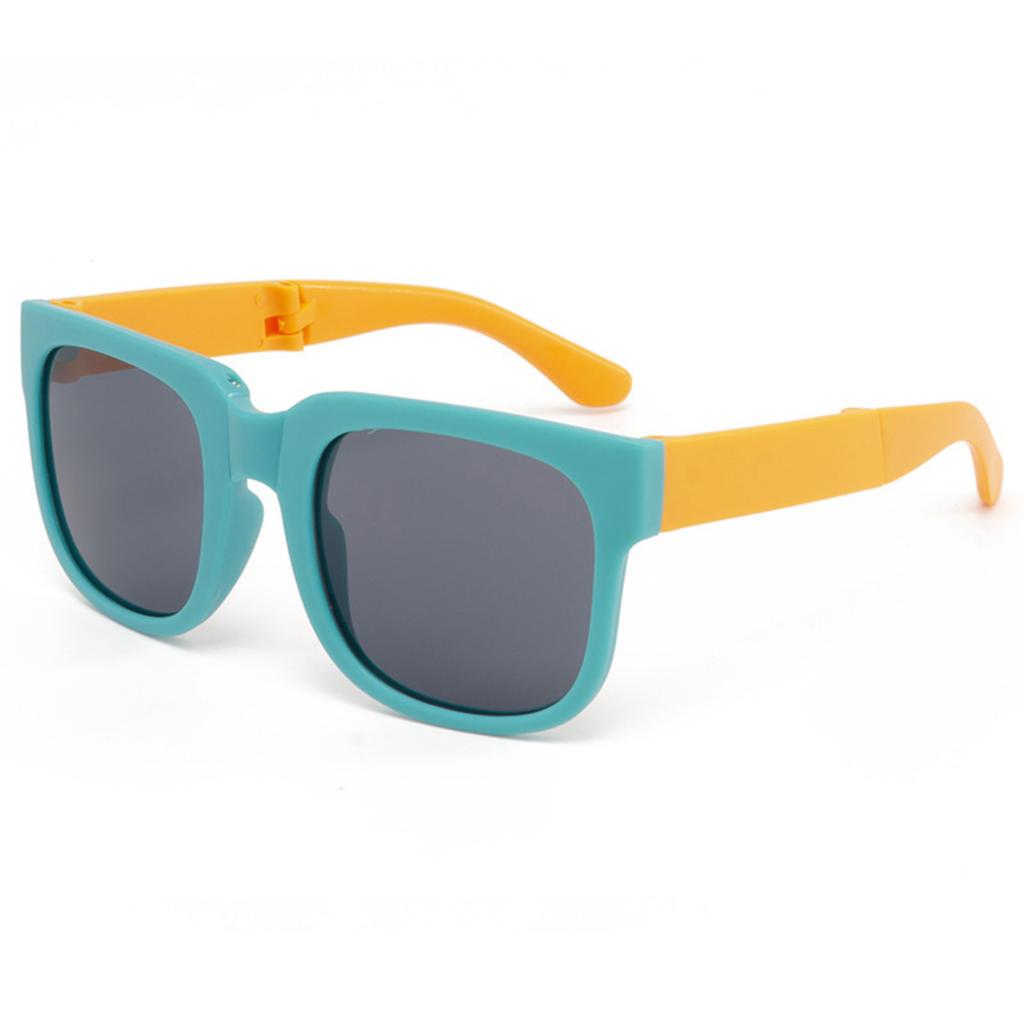 Kids Folding Sunglasses UV Protection Lightweight Durable Frame Summer Outdoor Eyewear for Toddlers and Children