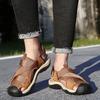 Fashion Summer Casual Men's Sandals Comfortable High-quality Minimalist Style Beach Walking Black Brown 38-47 Luxury Shoes Hot Selling