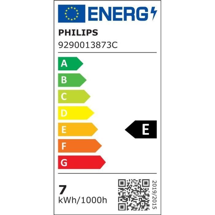 Philips, Pack De 6 Ampoules E27 LED Transparentes 60W, Blanc Chaud