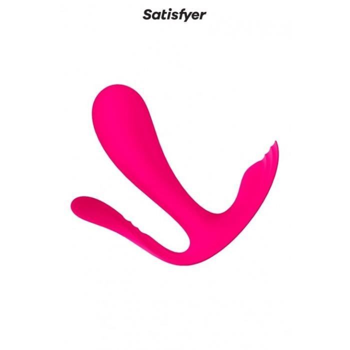 Vibromasseur - Satisfyer - Top Secret+ - Triple Stimulation - Flexible - Rose