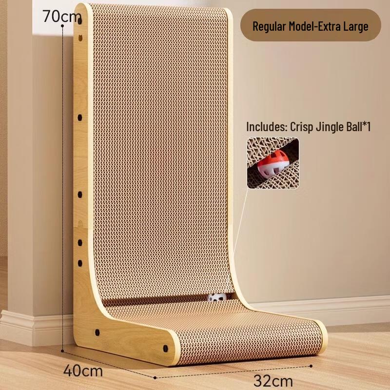 JINGRUIXIANG L-образная гофрированная когтеточка-наклейка на стену