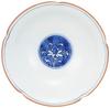 Arita ware, Jozan kiln, floral patterned serving bowl set, 51947