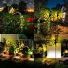 Outdoor Solar Watering Can Lights, Waterfall LED String Fairy Lights, Garden Kettle Projection Decorative Lights