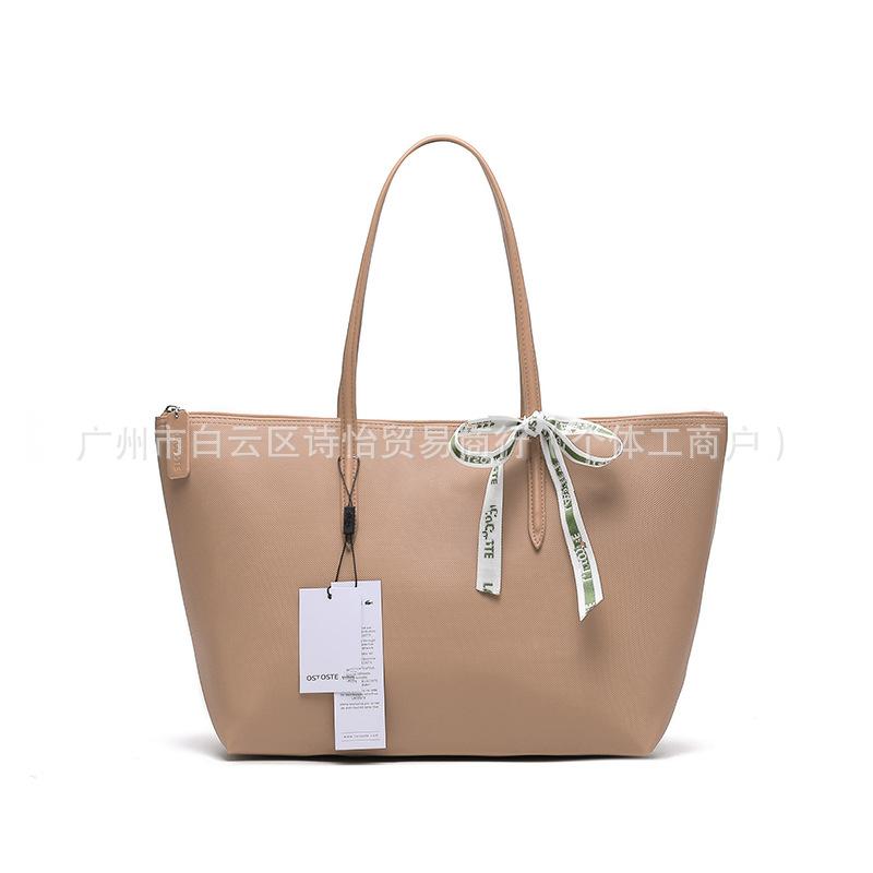 Yatay L timsah moda tote çanta büyük kapasiteli dumpling çanta alışveriş çantası taşınabilir omuz çantası iş çantası