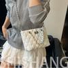 IELGY Korean Version High-End Texture All-Match Diamond One-Shoulder Bucket Bag