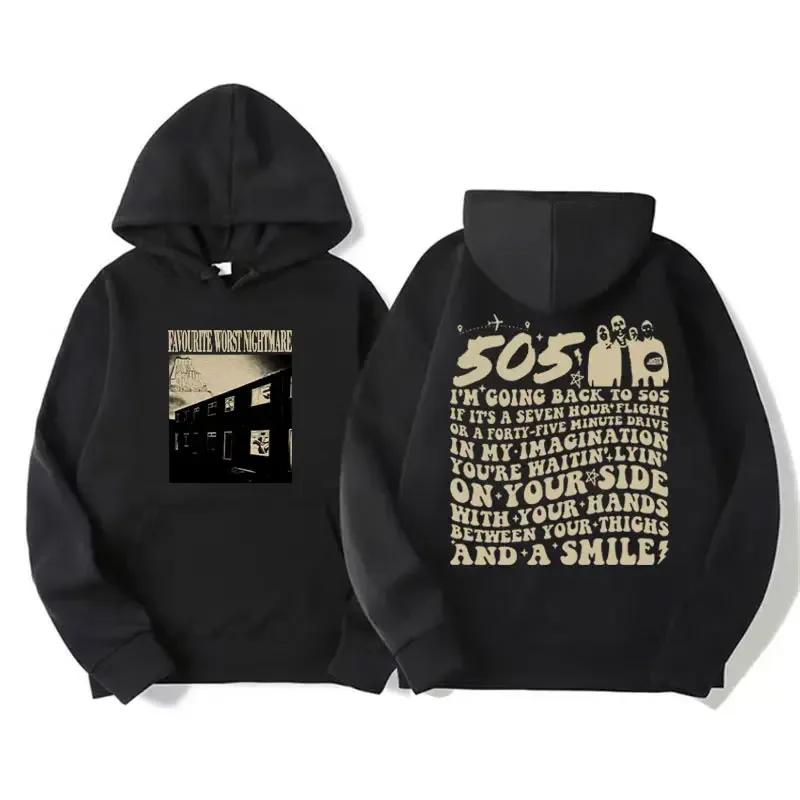 Retro Rock Arctic Monkeys Music Album Graphic Hoodies Men Vintage Oversized Y2k Hip Hop Hoodie Punk Sweatshirt Tour Double Sided