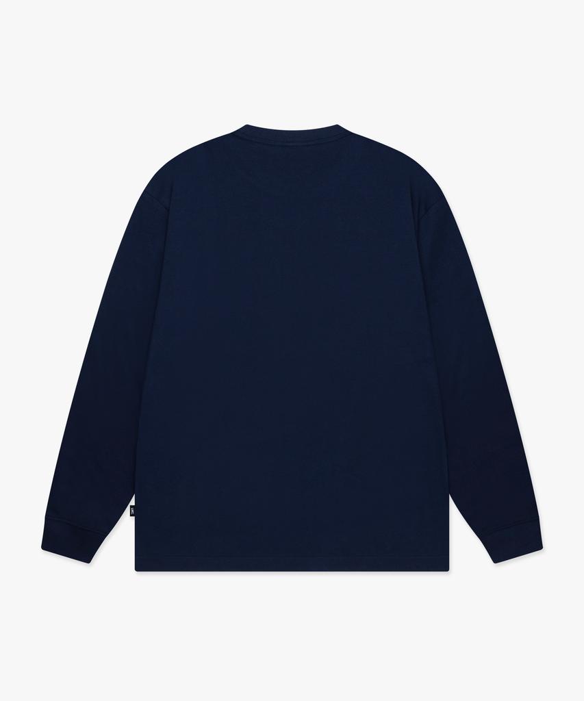 LMC Bear Univ Long Slv Tee Navy