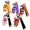 Cartoon Game Figure Keychain 5Pcs, Bag Pendant, Perfect Gift For Kids' Birthday, In Stock &