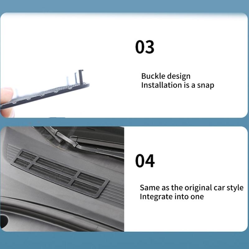 Car Front Air Conditioning Intake Grille Protective Cover for 2021-2022 Intake Grille Inlet Guard Auto Accessory