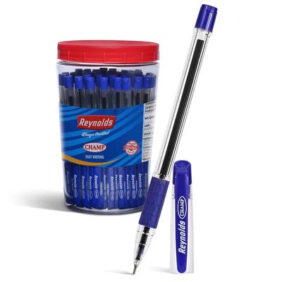 REYNOLDS CHAMP PACK OF 1 X  60 Blue Ball Pens with 0.7mm Tip for Students, Office & Home Writing Comfort