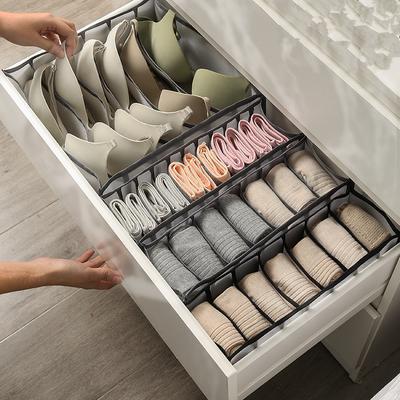 Clothes Storage Organizer Box Pants Jeans T-Shirt Storage Boxes Wardrobe Underwear Socks Organizer Drawers Separator Box