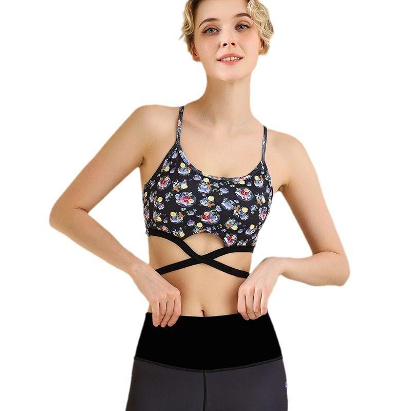 Export Cross-Border Sports Women's Fitness Training Beautiful Vest Outwear Running Quick-Drying Breathable Cross Yoga Clothes Suit