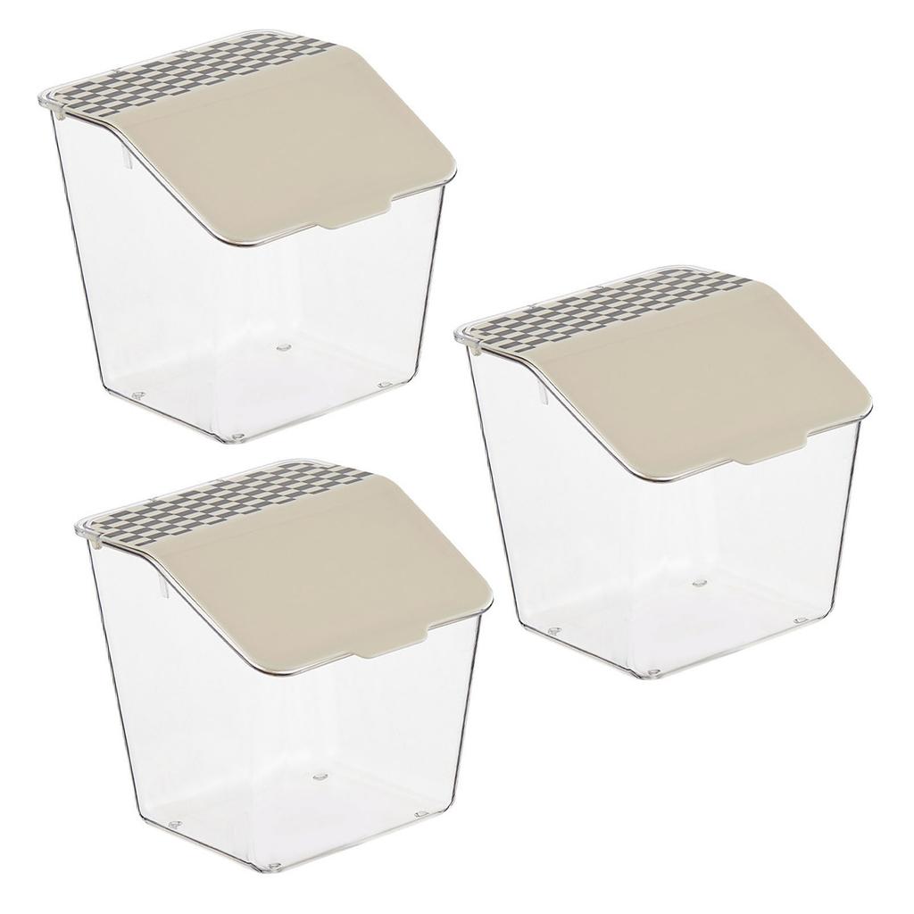 Wall Mounted Garlic Container Storage Stylish Transparent Food Garlic Container for Onion Kitchen 3pcs