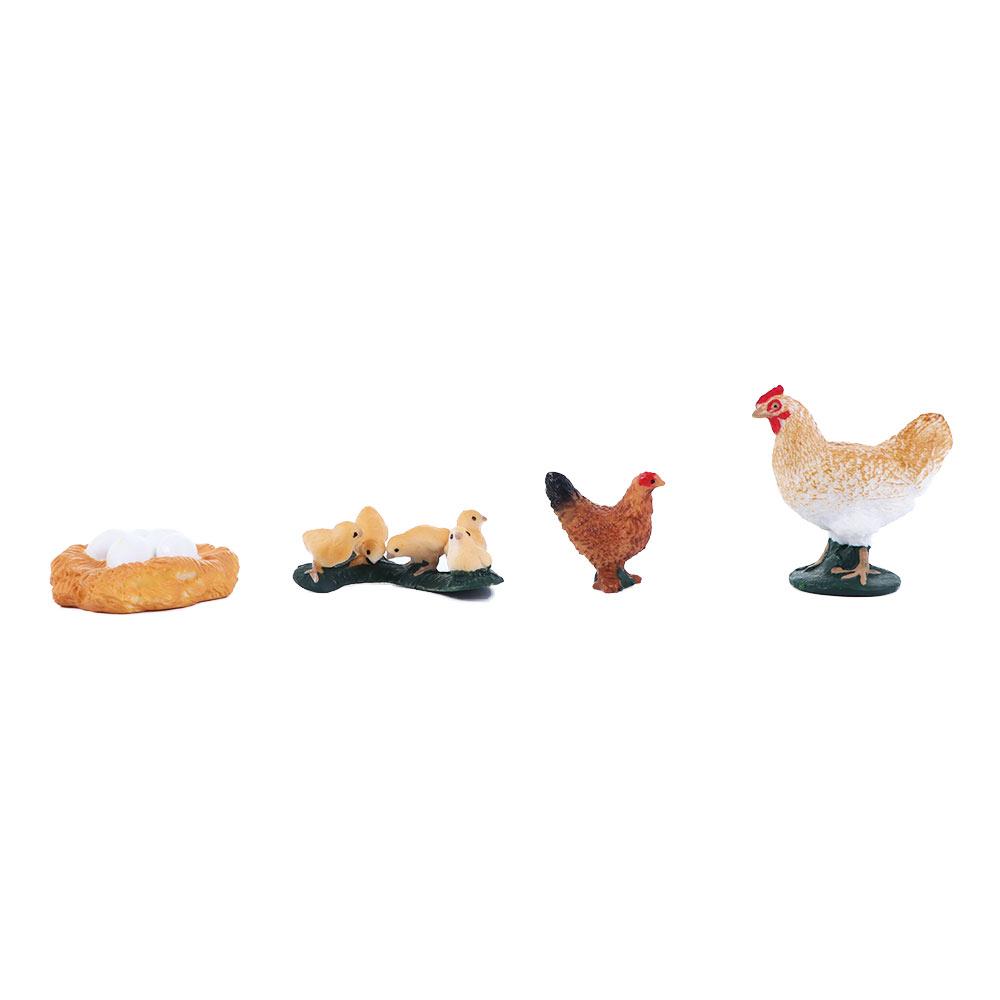 Growth Cycle Miniature Life Cycle Figures Cycle Duck Figurine White Goose Growth Cycle Simulation