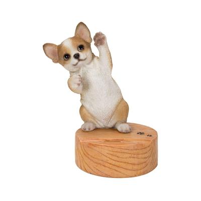 Ubia Dancing Chihuahua Smartphone Stand, 12.3 X 9.8 X 16.4 Cm, Doll, Chihuahua Figure, Ornament, Animal, Dog, Music, Music Dancing, Cute, H20369