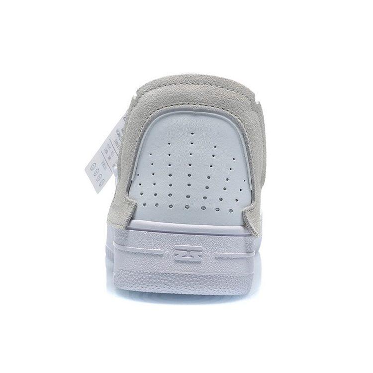 Li Ning CF De Sequencing Comfortable Slip Resistant Abrasion Resistant Low Top Skateboard Shoes White Gray Pink AGCQ394-3