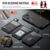 MAGKING K3 Series For iPhone 16 Case Compatible with MagSafe Wallet PC+TPU+PU Phone Cover