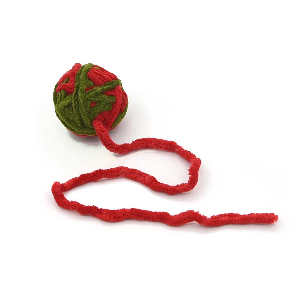 Haustier Katzenspielzeug Selbstunterhaltend Kauen und Ärgern Katzenspielzeug mit Glocke Kätzchen Farbige Bälle Interaktives Spielzeug Haustierprodukte Zubehör