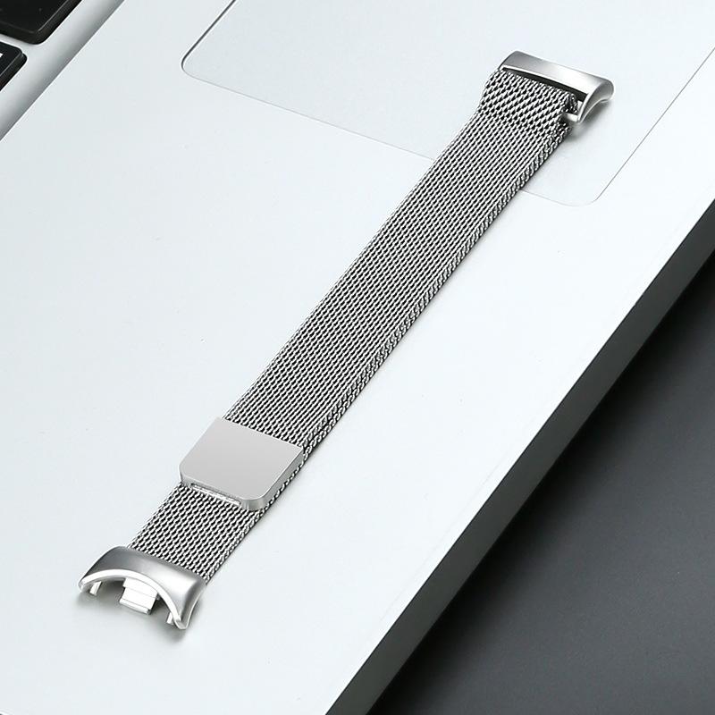 

Milanese Loop For xiaomi Mi Band 10 NFC Strap Replacement correa miband 8 sport watchbands for xiaomi smart band 9 accessories xiaomi mi band 8/9/10/NFC серебряный