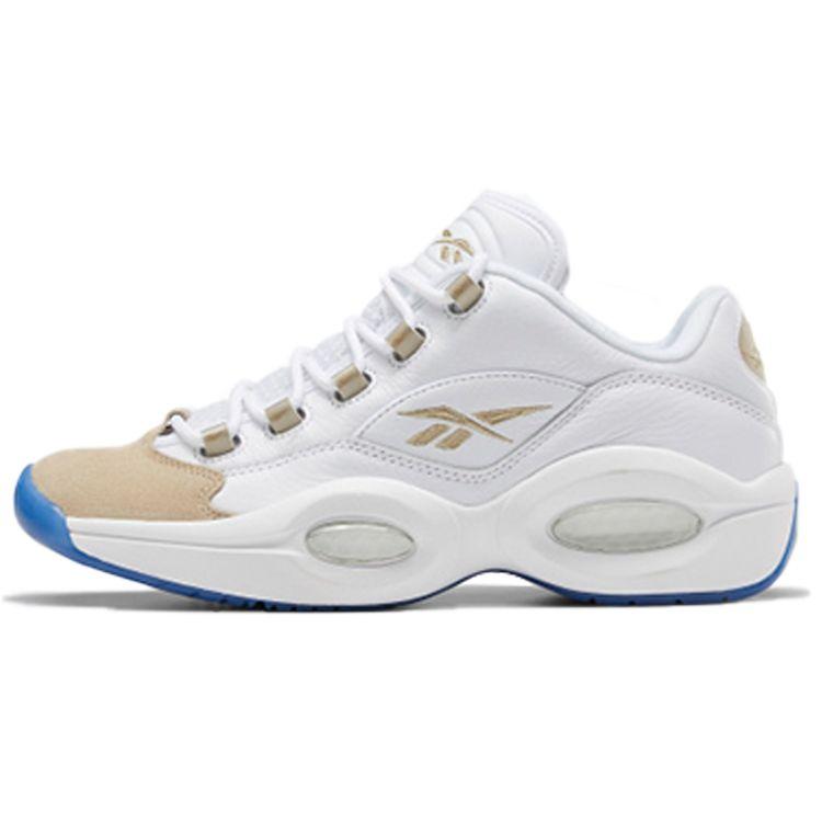 

Reebok Question Low Retro Oatmeal 2020 Кроссовки унисекс Белые Светло-Песочные EF7609