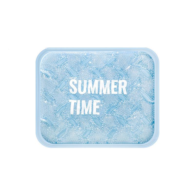 Letnia Podkładka Lodowa Bez Wody Studencka Oddychająca Żelowa Poduszka na Siedzenie Akcesoria Samochodowe Chłodzenie Koralikami Lodowymi