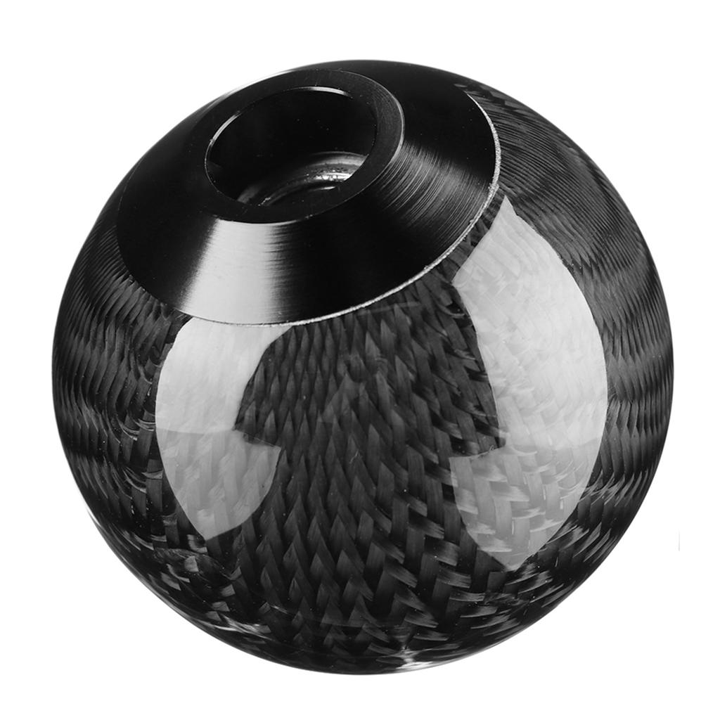Car Universal Modification Carbon Fiber Manual Knob Gear Shift Head Shifter