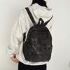 Schoolbag Retro Hong Kong Style Backpack Girls Trendy Brand Small Lightweight Waterproof Casual Small Backpack Niche Simple Student School Bag