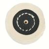 [Premium Polisher] Premium 1pc Fabric Polishing Wheel | White and Black Pads for Jewelry, Mirrors, and Power Tools, No Electricity Needed