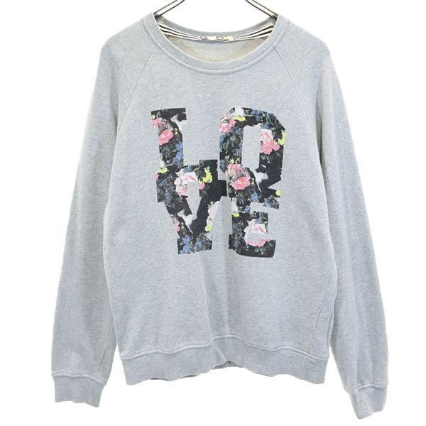 

MSGM made in Italy Print Long sleeve trainer S gray sweat Men s Used