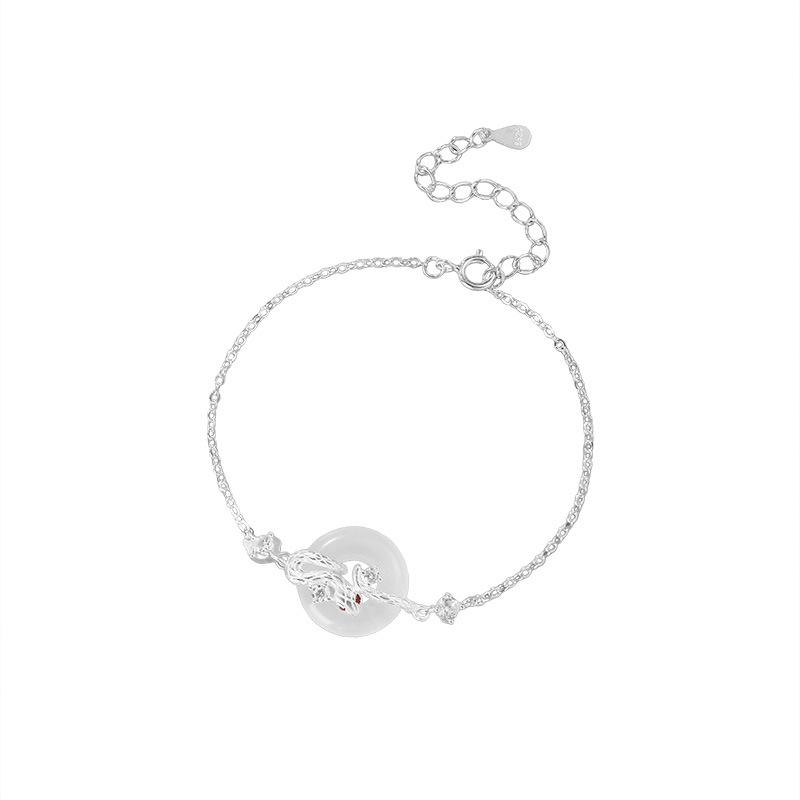 Original Spirit Snake Safety Buckle Necklace National Wind Snake Jewelry Three Piece Set Long Style