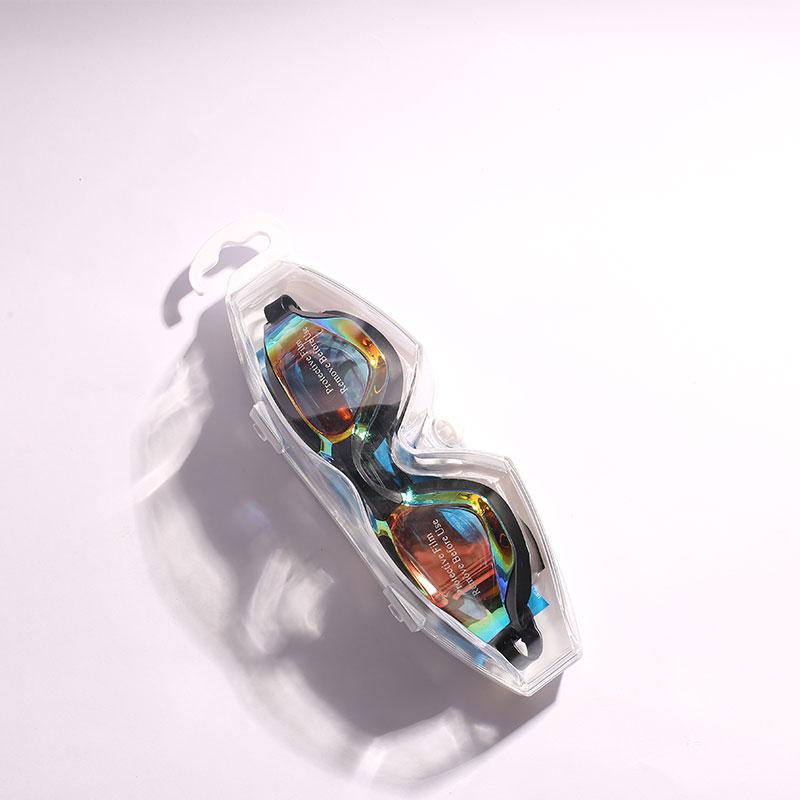 Professional Anti-Fog Silicone Swimming Goggles With UV Protection Optimal Performance and Mirror Lens