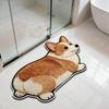 Cute Pet Diatom Mud Bathroom Mat - Water-Absorbing, Non-Slip, Quick-Drying, Dirt & Wear-Resistant Floor Mat