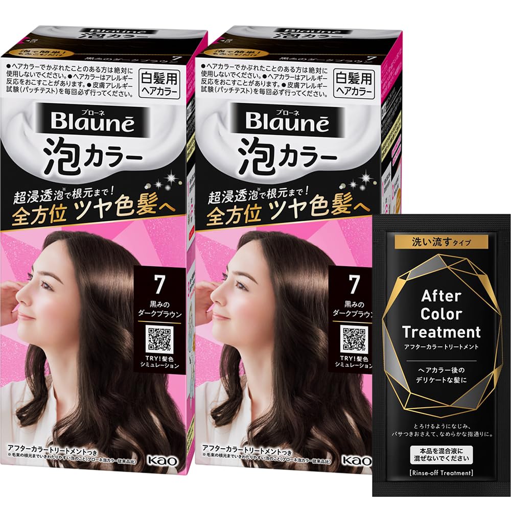 

Blaune Пена-краска 7 Темно-коричневый x 2 Пробник кондиционера [Квазилекарственное средство] +