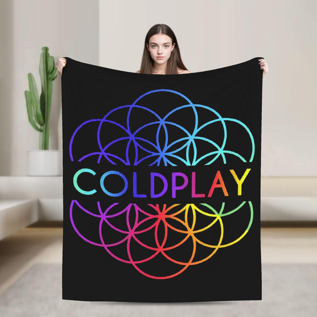 Coldplayed 2025 Tour Head Full of Dreams Print Blanket For Men Women Super Soft Cozy Throw Blankets for Living Room Multi-size