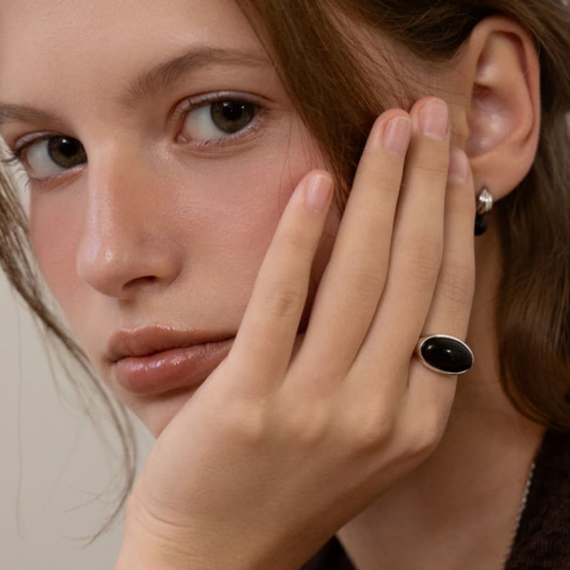 TATIANA Chunky Oval Stone Ring CR1890