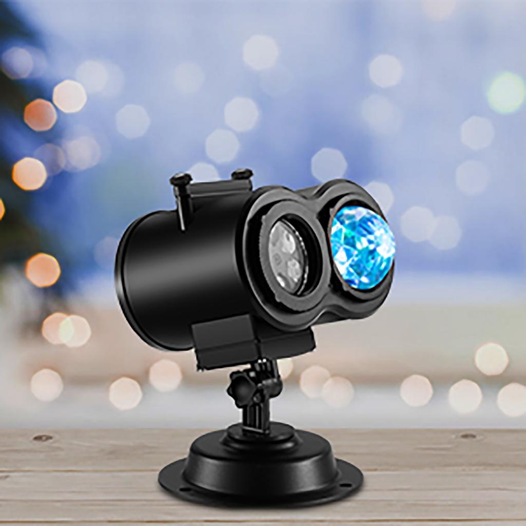Christmas Snowflake Projection Light Outdoor High Definition Effect 16 Card Effect Can Be Changed