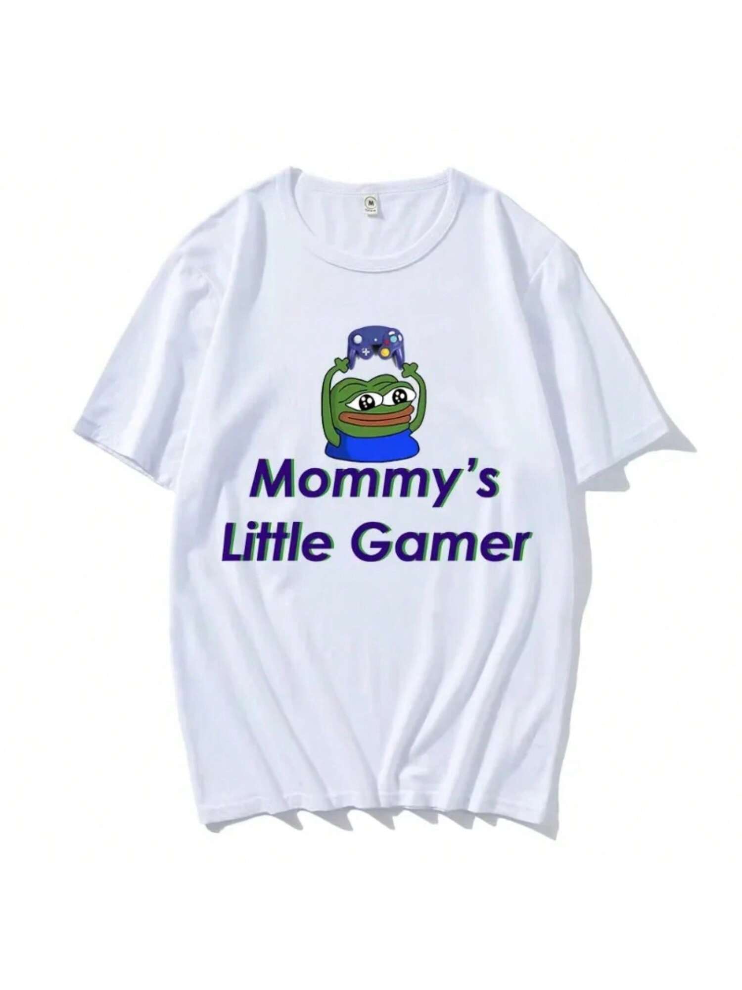 Summer Mommy S Little Gamer Shirt unisex s T Shirt Novelty Tee Shirt Short Sleeve O Neck Oversized T-Shirts 100% Cotton Clothing S разноцветный
