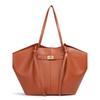2025 Korean Style Large Capacity Women's Tote Bag - Simple, Fashionable Underarm Design for Cross-border Commuting