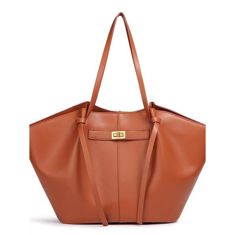2025 Korean Style Large Capacity Women's Tote Bag - Simple, Fashionable Underarm Design for Cross-border Commuting