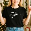 Personalisiertes T-Shirt, Individuelles Design Geschenk für Mann Frau T-Shirt, Haifischtauchen