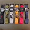 Hook And Fastener Nylon Watch Band With Reinforced Edges Comfortable Breathable Adjustable Length For Men Women Unisex