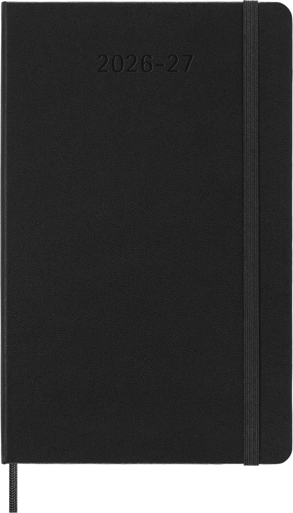 Moleskine 2026 18-Month Daily Planner Large Black, July Start Hard Cover Diary 13x21cm DHB18DC3Y27