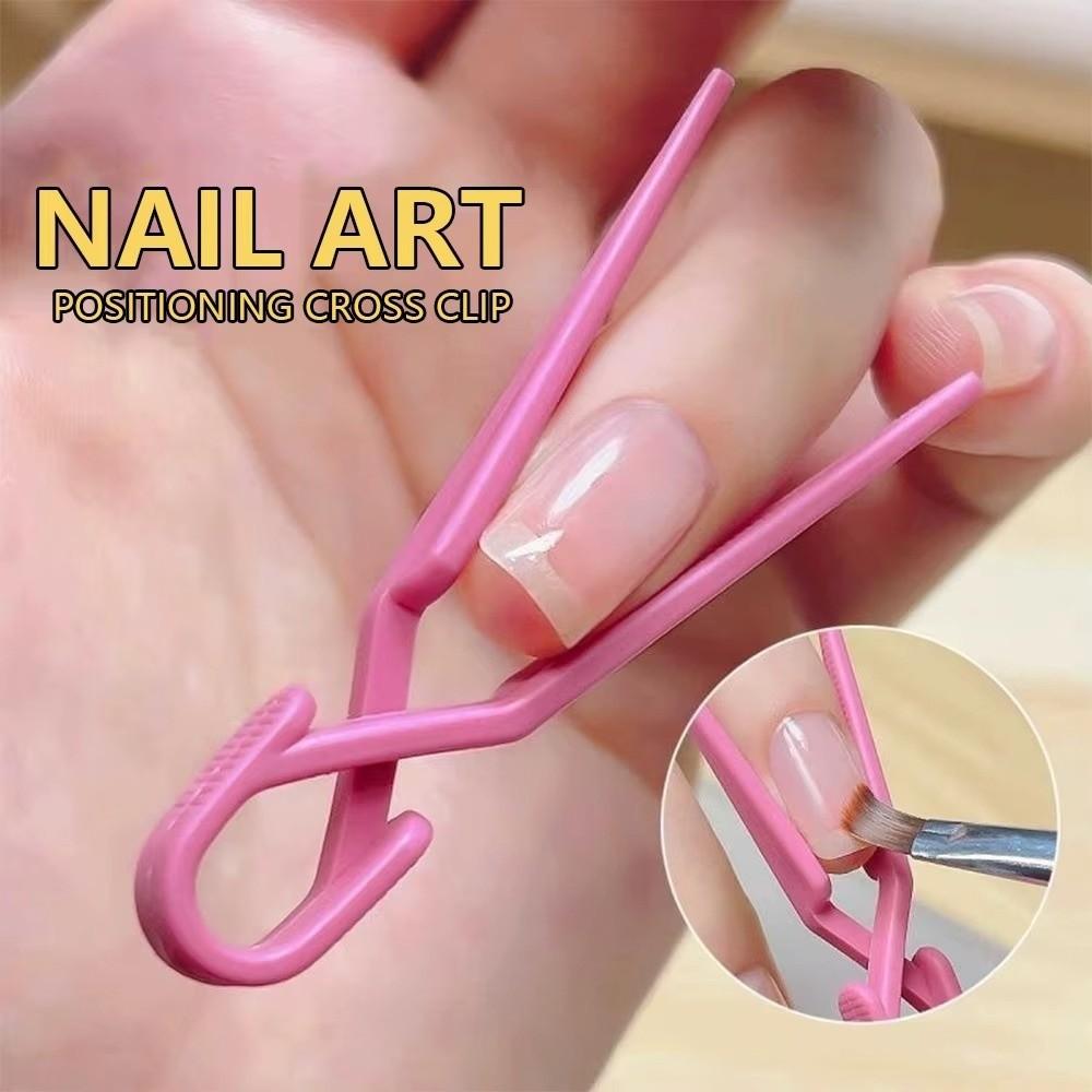 20pcs Pink Purple Nail Painting Protection Clip for Manicure Tools