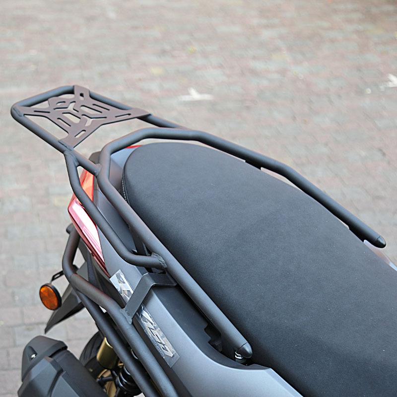 Tianying TX150 Rear Bumper and Exhaust Guard Bar with Reinforced Tail Box Rack