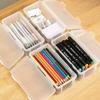Waterproof Stationery Case With Buckled Pen Pencil Case Korean Style Desktop Storage Box  Sundries