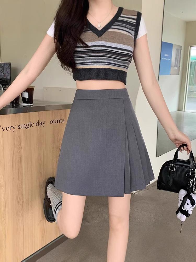 Slimming A-Line Korean Spring Dress - Trendy 2025 Style for Women and Students