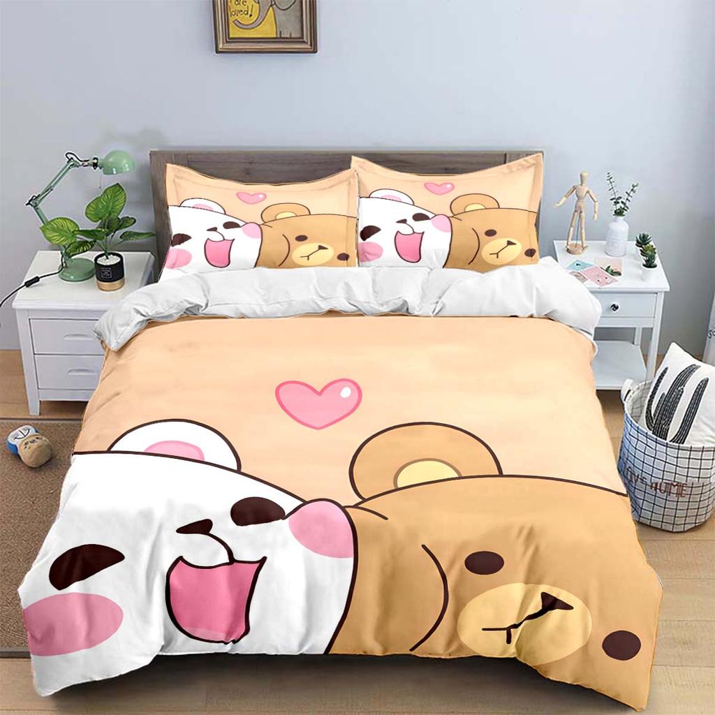 Exquisite Cartoon  B-Bubu Wallpaper  Anime Digital Printing Bedding Set Duvet Cover Comforter Bed  Youth Kids Girl Boys Gift