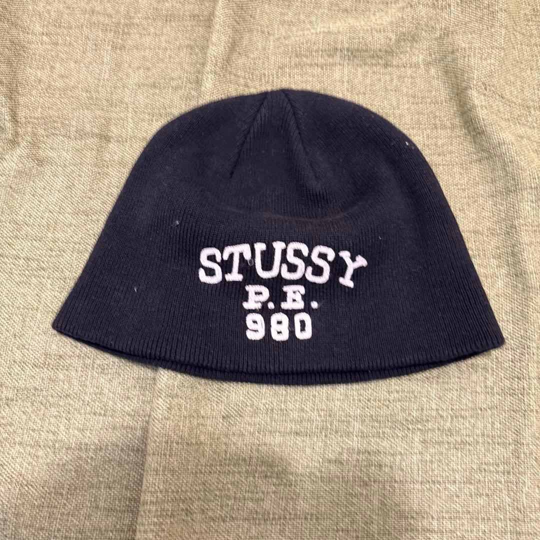 Used STUSSY Knit Hat Beanie P.E. 980